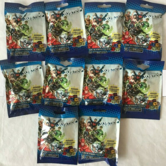10 SEALED DC Justice League WizKids Dice Masters Booster Pack Dicemasters Game - Picture 1 of 2